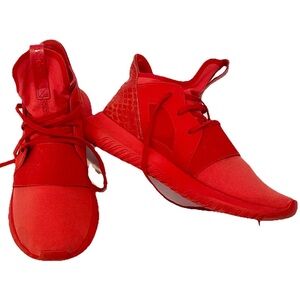 Adidas originals Tubular Lifestyle Red Sneaker Athletic Street Shoes Women Sz 7